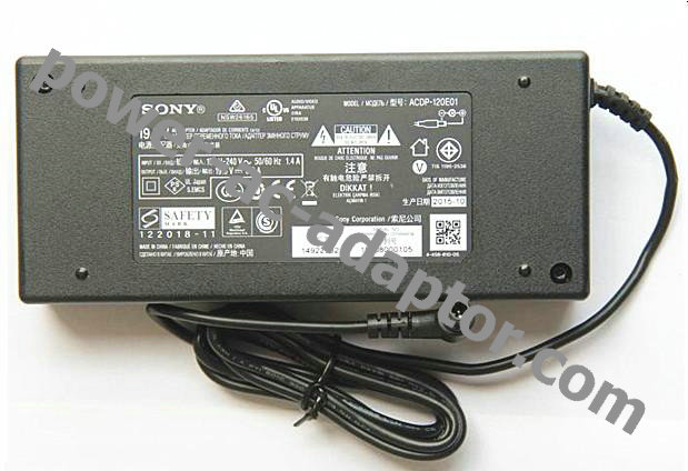 Original 120W Sony VAIO PCG-8Q8M PCG-8R1M AC Adapter charger - Click Image to Close